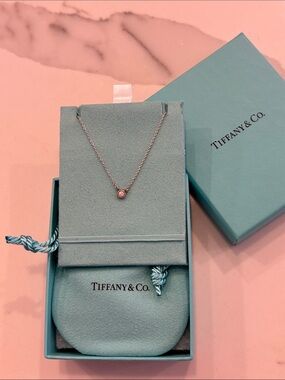 Tiffany and co Diamonds by the yard 18 inch necklace
